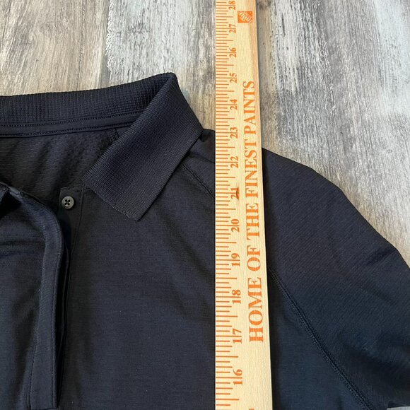 Lululemon Swiftly Tech Short-Sleeve Polo Shirt, Black, Size 10 - Picture 11 of 12